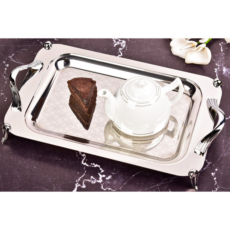سینی دسته دار یونیک کد 04 - 4031 سایز 30*51 سانتی متر