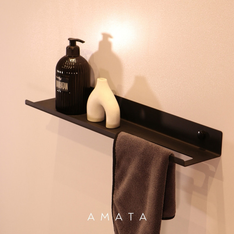 آویز حوله و شلف حمام آماتا مدل AMATA003