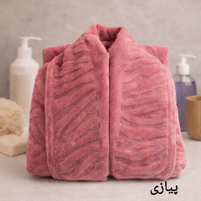 حوله پالتویی آقای کاریزما مدل موج سایز 125 سانتی متر مناسب محدوده قد 160 الی 185 سانتی متر