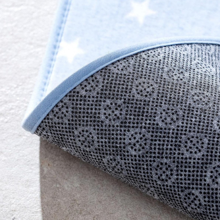 پادری مادام کوکو مدل Felisite Starry Mavi سایز 80x50 سانتیمتر مناسب برای فضای داخلی مجموعه دو عددی