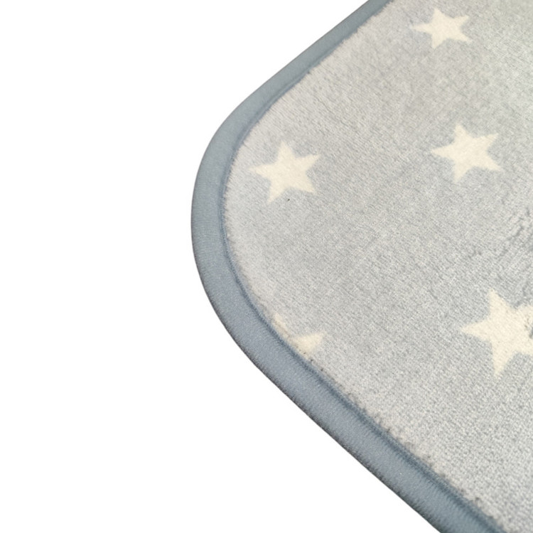 پادری مادام کوکو مدل Felisite Starry Mavi سایز 80x50 سانتیمتر مناسب برای فضای داخلی مجموعه دو عددی