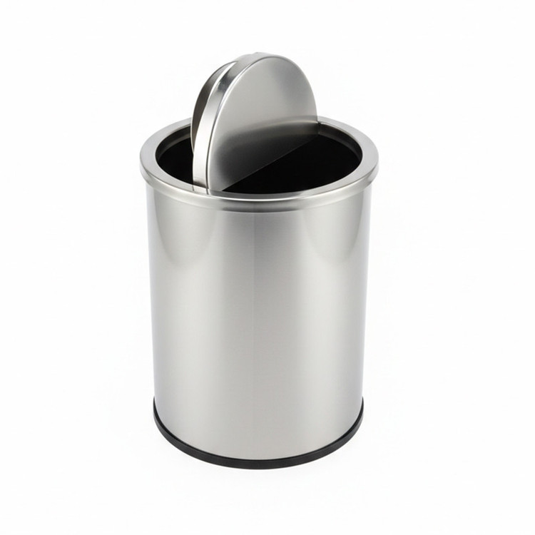 ست سطل زباله و فرچه دلفین مدل DRT-01
