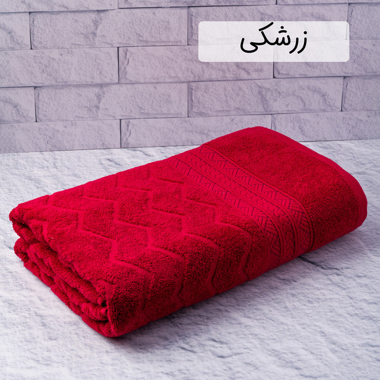 حوله حمام هیرو طرح البروس سایز 100×160 سانتی متر