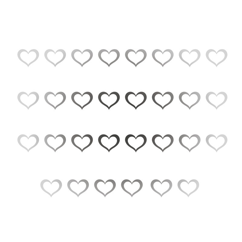آینه پدیده شاپ طرح Heart کد 30