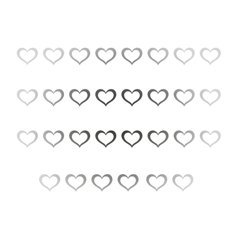 آینه پدیده شاپ طرح Heart کد 30