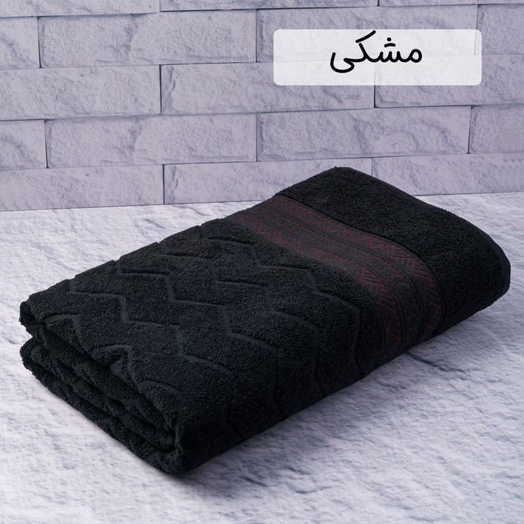 حوله حمام هیرو طرح البروس سایز 100×160 سانتی متر