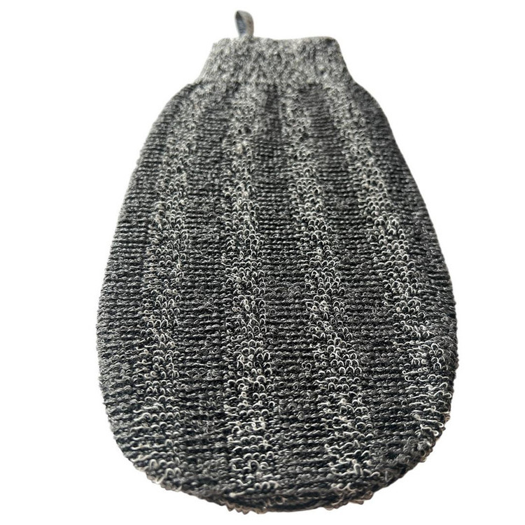 لیف ماساژ کارامل مدل CARBONIZED BAMBOO GLOVE بسته 2عددی