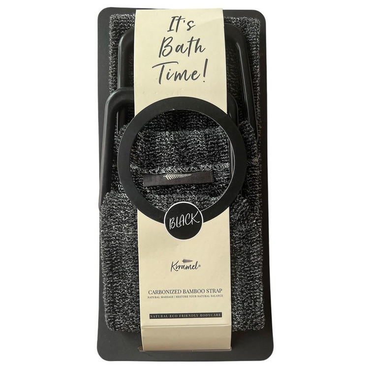 لیف ماساژ کارامل مدل CARBONIZED BAMBOO GLOVE بسته 2عددی