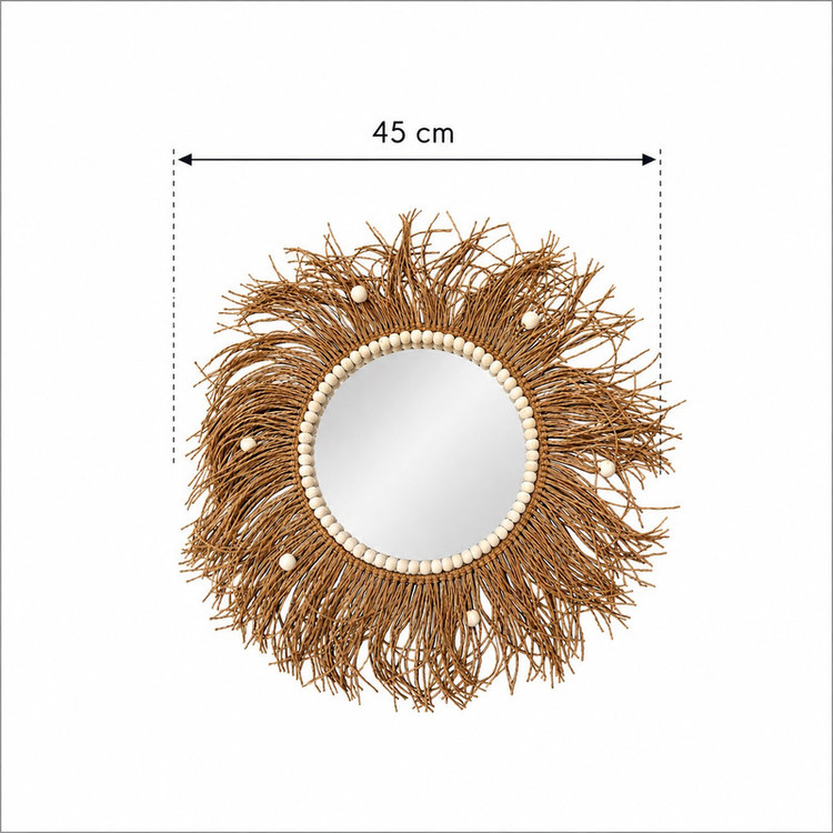 آینه دیواری مدل خورشید کد R303
