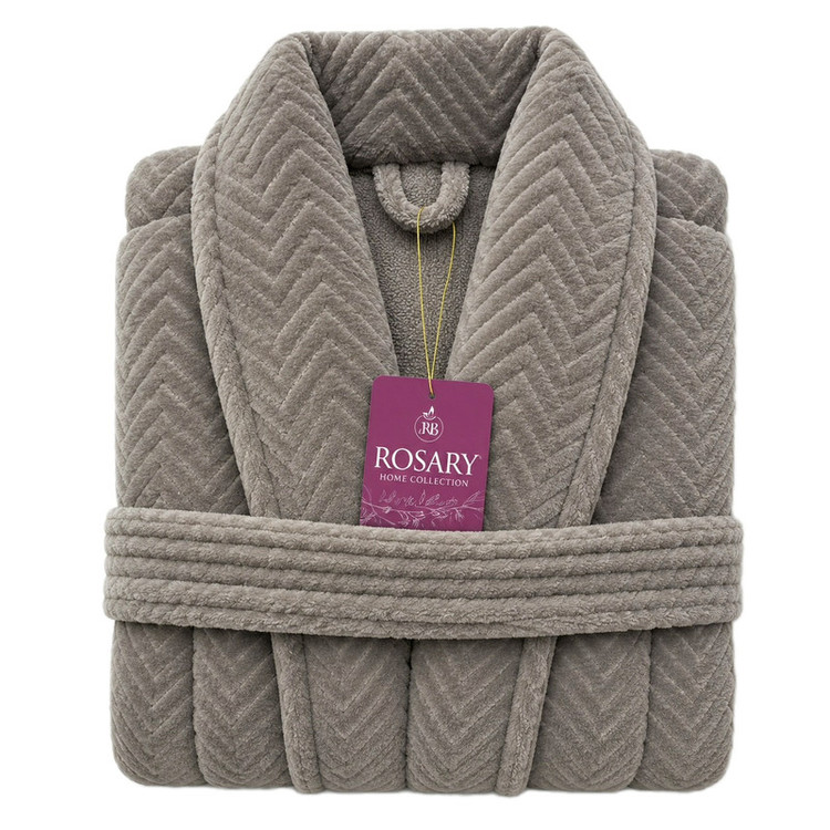 حوله پالتویی روزاری مدل تورال سایز 125×130 سانتی متر مناسب برای محدوده قد 165 تا 190 سانتی متر