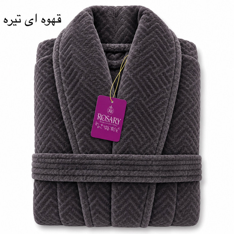 حوله پالتویی روزاری مدل تورال سایز 125×130 سانتی متر مناسب برای محدوده قد 165 تا 190 سانتی متر
