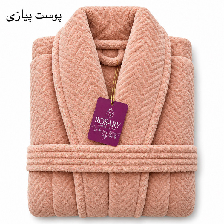 حوله پالتویی روزاری مدل تورال سایز 125×130 سانتی متر مناسب برای محدوده قد 165 تا 190 سانتی متر