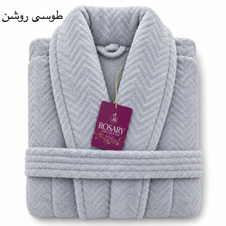 حوله پالتویی روزاری مدل تورال سایز 125×130 سانتی متر مناسب برای محدوده قد 165 تا 190 سانتی متر