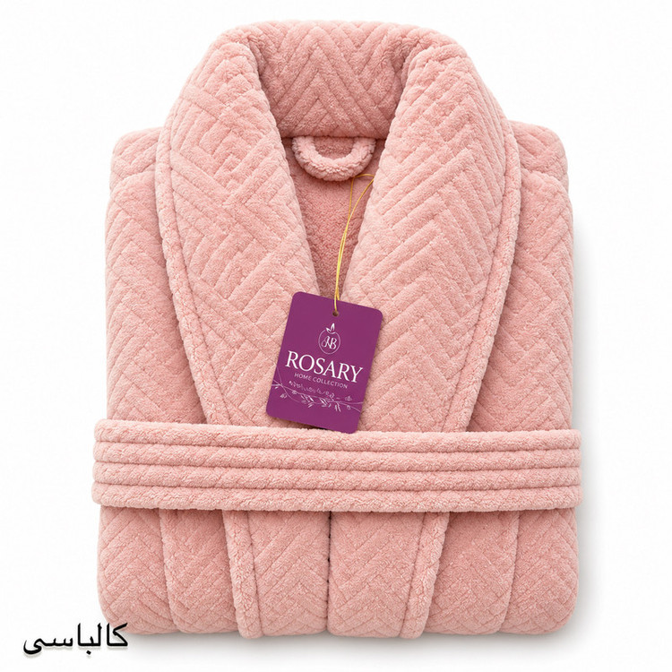 حوله پالتویی روزاری مدل تورال سایز 125×130 سانتی متر مناسب برای محدوده قد 165 تا 190 سانتی متر