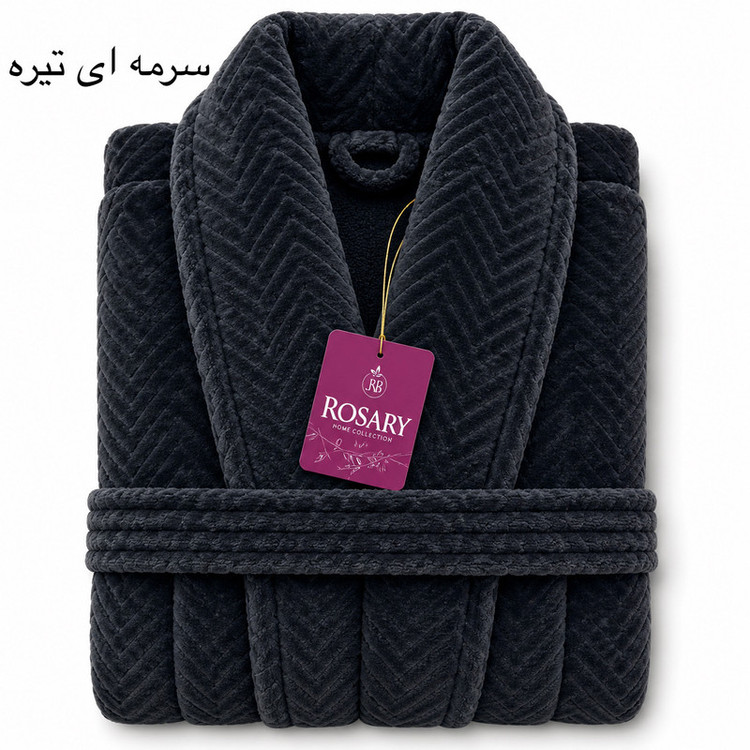 حوله پالتویی روزاری مدل تورال سایز 125×130 سانتی متر مناسب برای محدوده قد 165 تا 190 سانتی متر