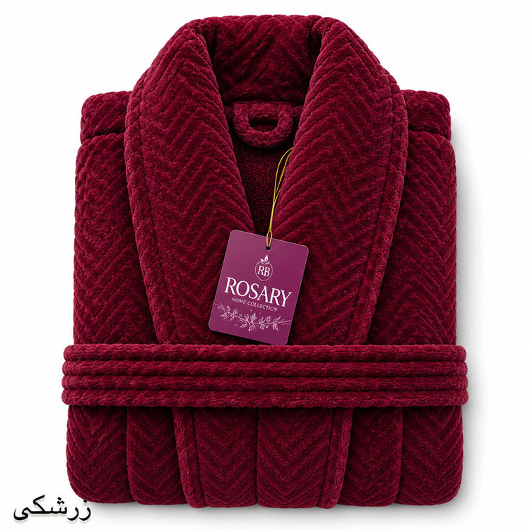 حوله پالتویی روزاری مدل تورال سایز 125×130 سانتی متر مناسب برای محدوده قد 165 تا 190 سانتی متر