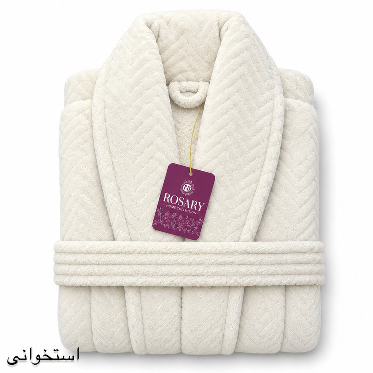حوله پالتویی روزاری مدل تورال سایز 125×130 سانتی متر مناسب برای محدوده قد 165 تا 190 سانتی متر