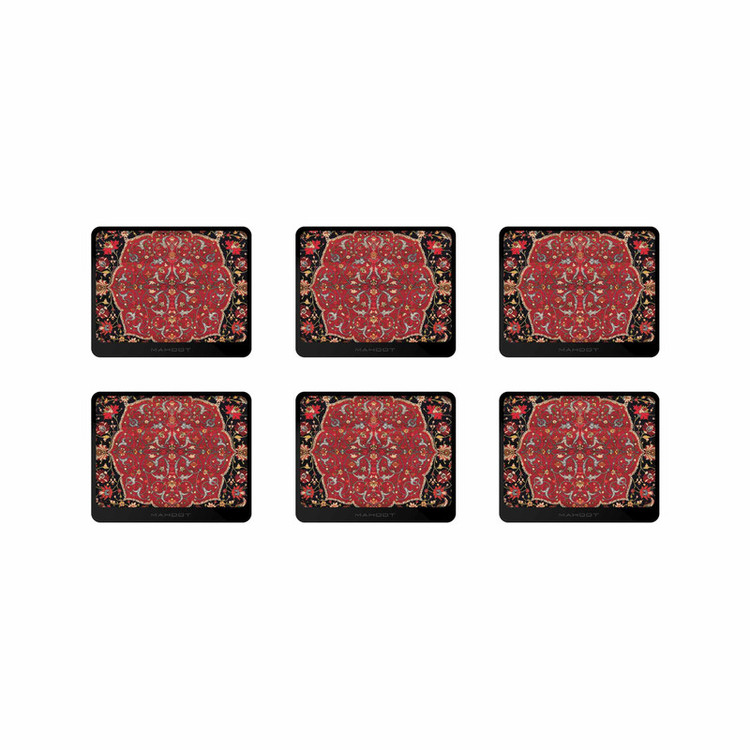 زیر لیوانی ماهوت مدل Iran-Carpet6 بسته 6 عددی