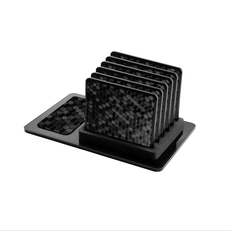 زیر لیوانی ماهوت مدل Honey-Comb-Circle بسته 6 عددی