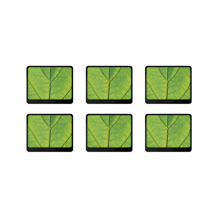 زیر لیوانی ماهوت مدل Leaf-Texture بسته 6 عددی