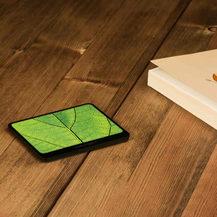زیر لیوانی ماهوت مدل Leaf-Texture بسته 6 عددی