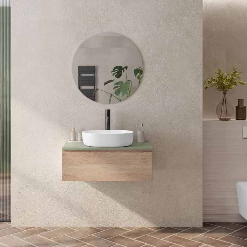 آینه سرویس بهداشتی الف طرح گرد کد S-65