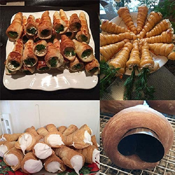 قالب شیرینی به گز طرح قیف مدل Be بسته 3 عددی