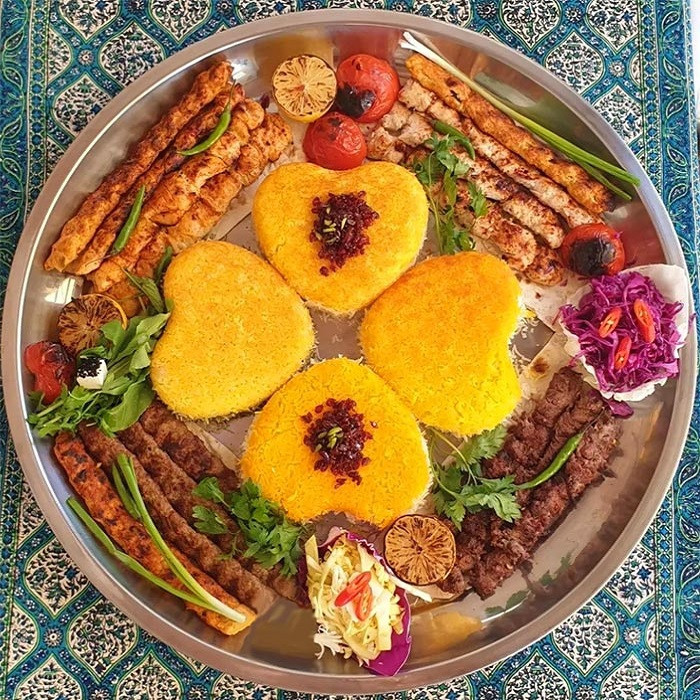 قالب کیک به گز مدل قلبی