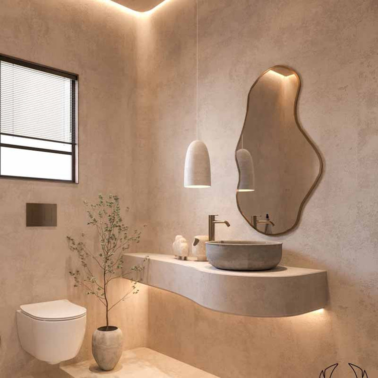 آینه سرویس بهداشتی الف طرح سانا کد SA-70-60