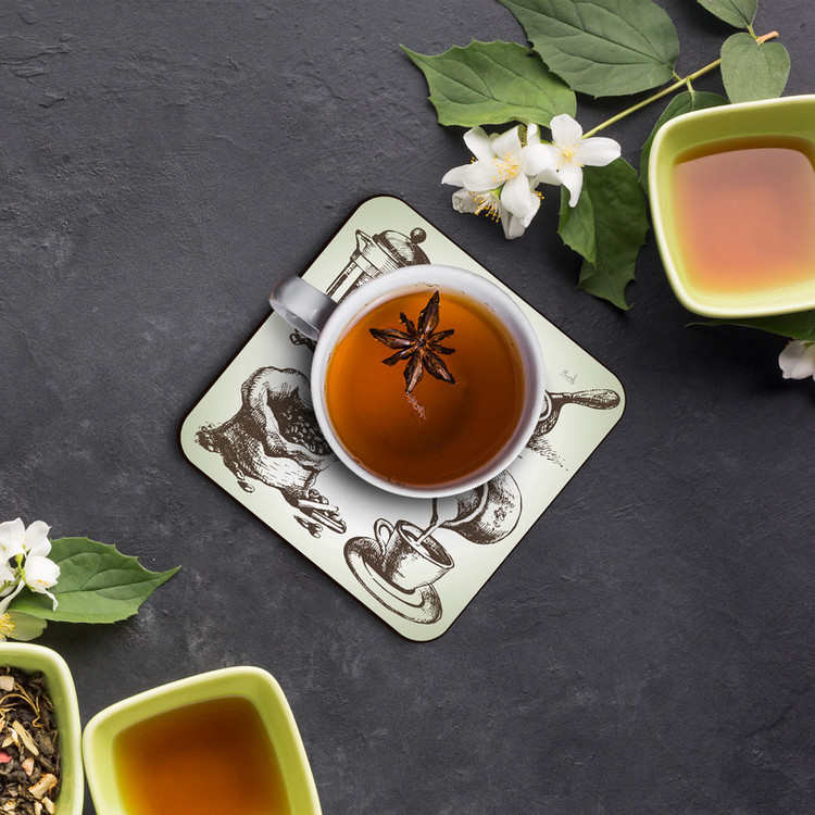 زیر لیوانی لوکسینو مدل Coffee_11:11