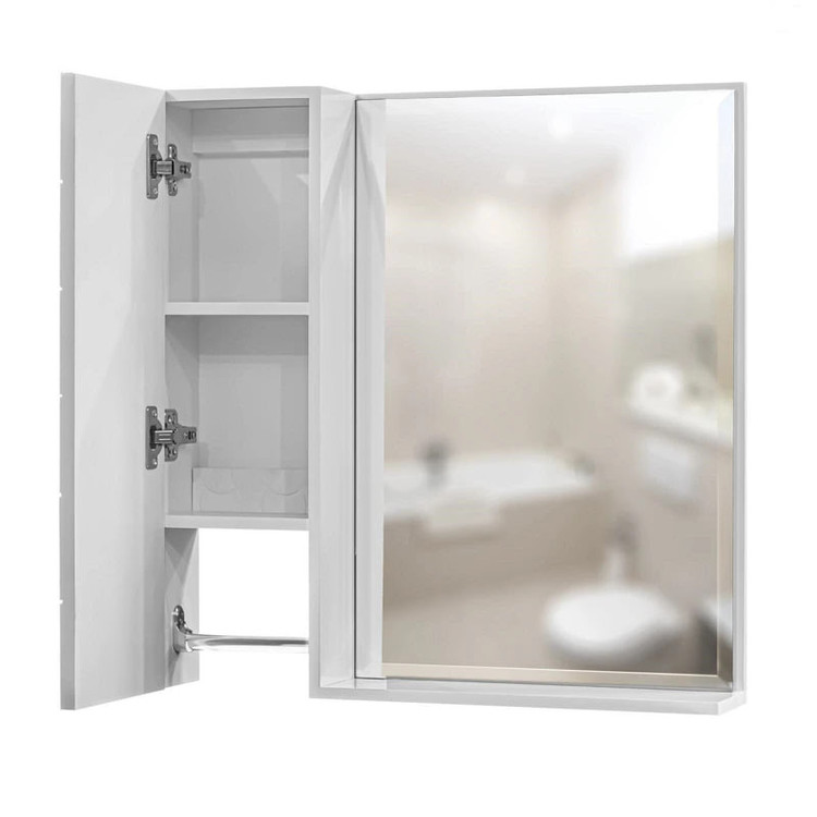 ست آینه و باکس سرویس بهداشتی مدل رز چپ