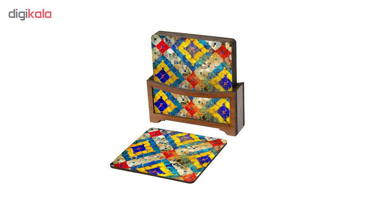 زیر لیوانی تهران جی اف ایکس مدل ZL-3269 بسته 6 عددی