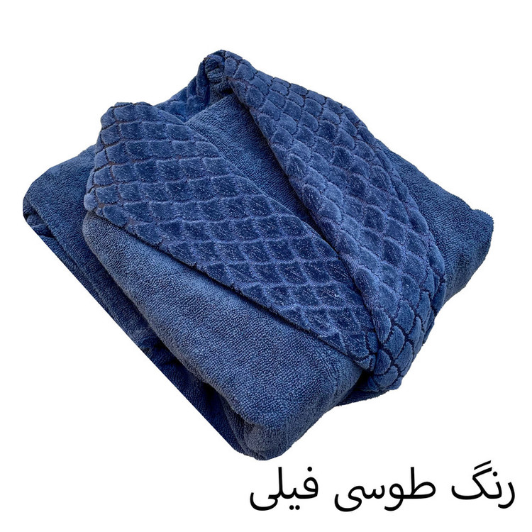 حوله پالتویی هنرمند مدل آجری سایز ۱۲۵