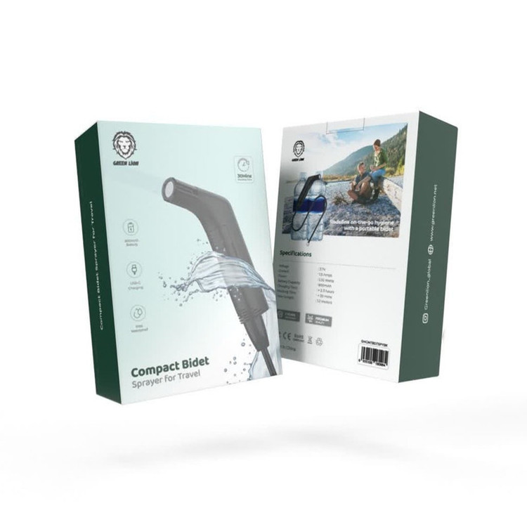 خودشور توالت فرنگی گرین لاین مدل COMPACT BIDET