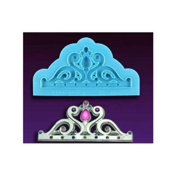 قالب سیلیکونی فوندانت مدل تاج پرنسسی کد GH3
