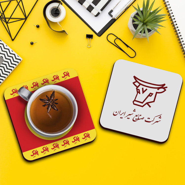زیر لیوانی لوکسینو مدل یادش بخیر طرح خاطرات کودکی کد 123 مجموعه 6 عددی