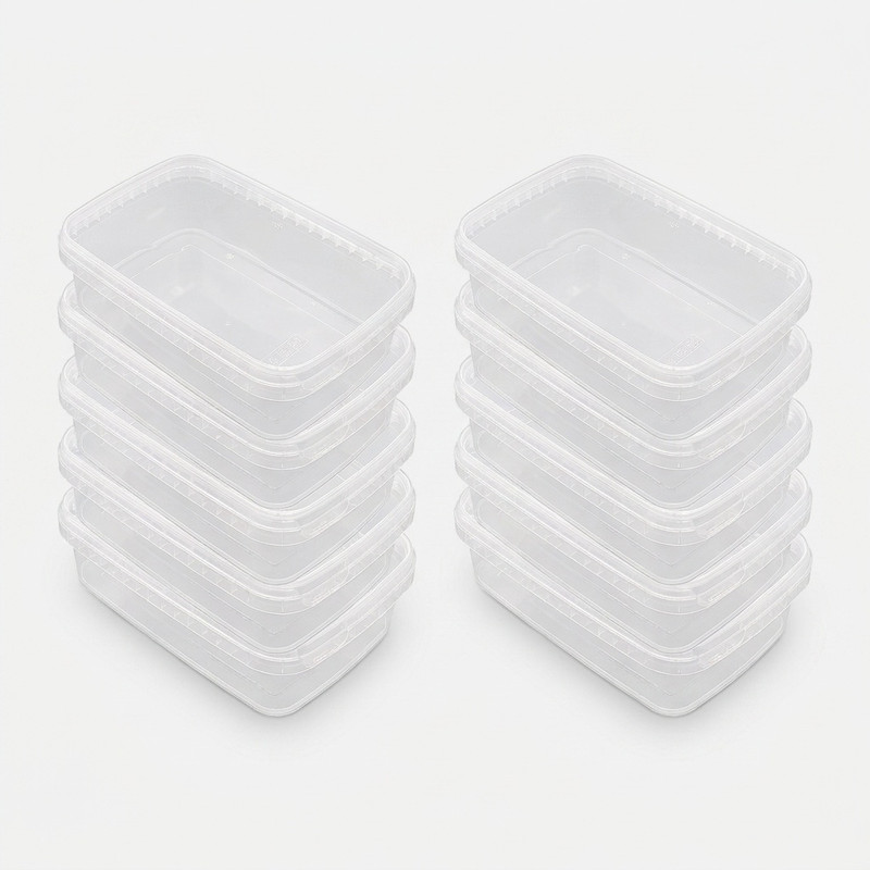 ظرف نگهدارنده مدل microwave کد 1000cc بسته 10 عددی