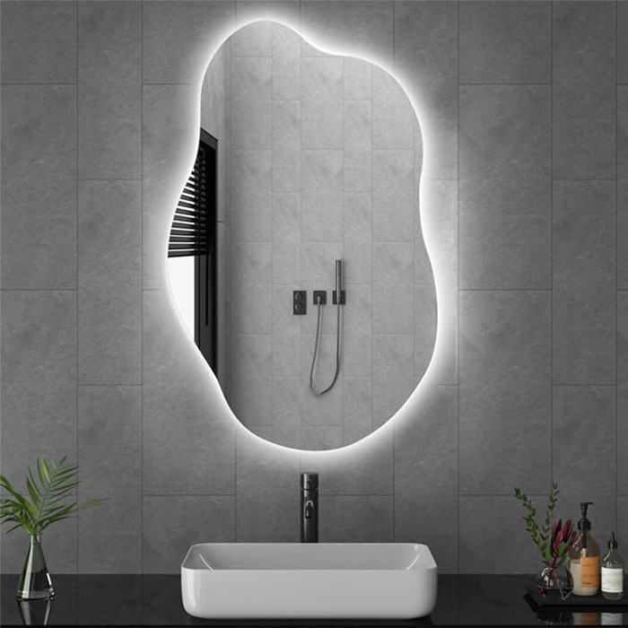 آینه سرویس بهداشتی آزالیا مدل بک لایت دفرمه DF2BC5070 سایز 70*50 سانتی متر