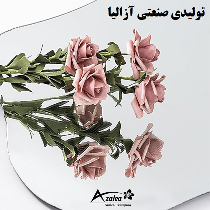آینه سرویس بهداشتی آزالیا مدل بک لایت دفرمه DF2BC5070 سایز 70*50 سانتی متر