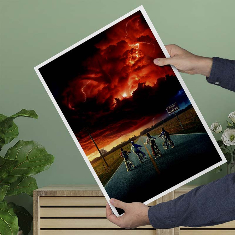 پوستر کارنیکا طرح چیزهای عجیب Stranger Things کد 90767 مجموعه 8 عددی