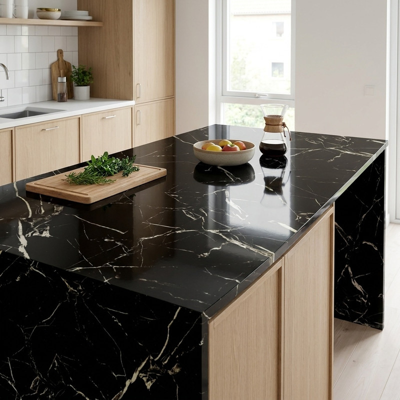 برچسب کابینت مدل ماربل هایگلاس کد 02