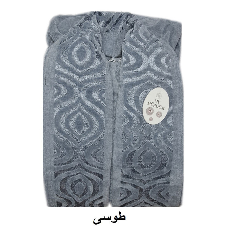 حوله پالتویی موردوم مدل تن پوش برجسته کد SA-90 سایز 125 سانتی متر
