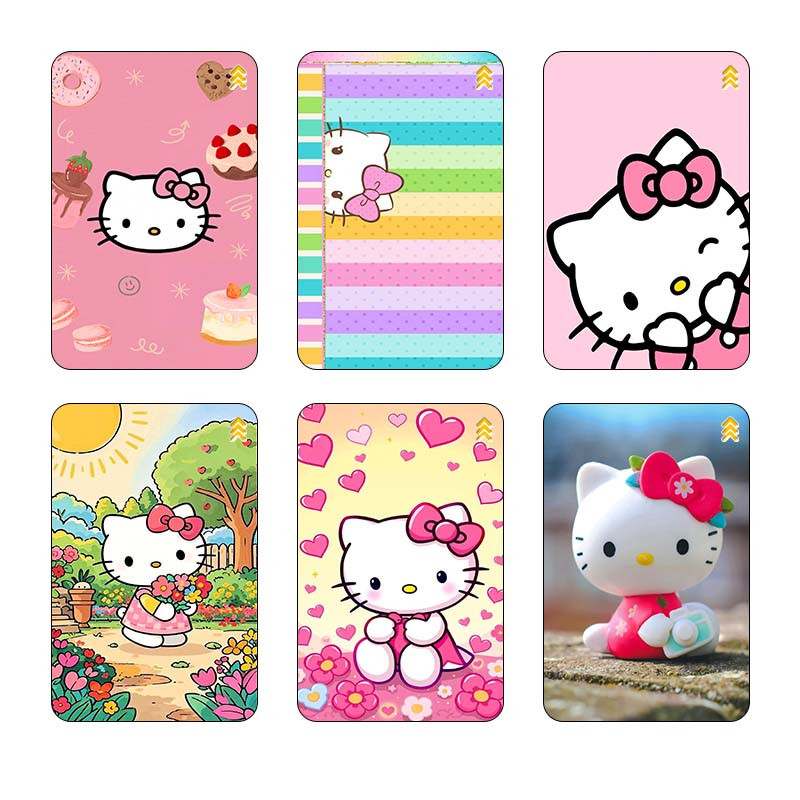 استیکر کارت کارنیکا طرح هلو کیتی hello kitty کد 75073 مجموعه 6 عددی
