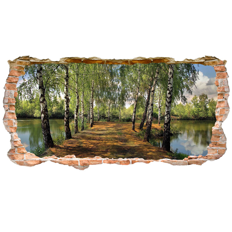 استیکر سه بعدی ژیوار طرح رودخانه آرام