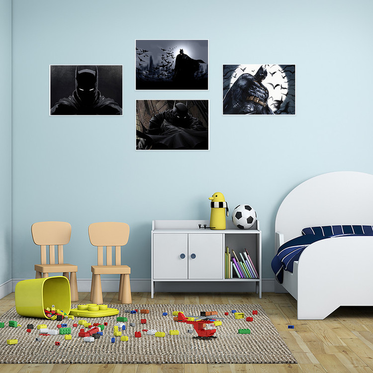 پوستر طرح بتمن کد A-2200- Batman مجموعه 4 عددی