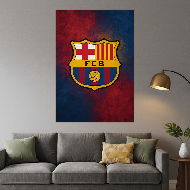 پوستر طرح باشگاه بارسلونا مدل FC Barcelona 51