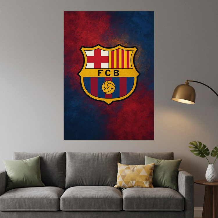 پوستر طرح باشگاه بارسلونا مدل FC Barcelona 51