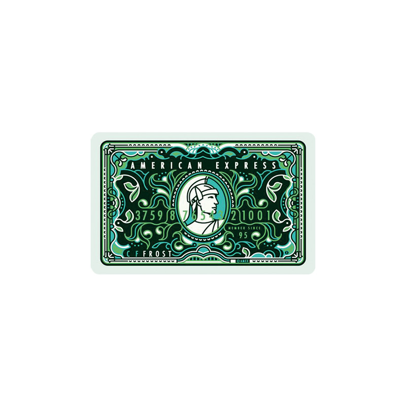 استیکر کارت  مدل عابر بانک کد 50