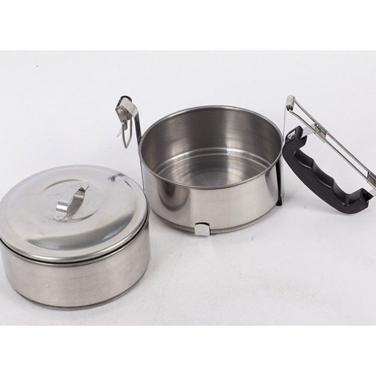 ظرف غذا مدل handle pot طرح دو طبقه قفل دار