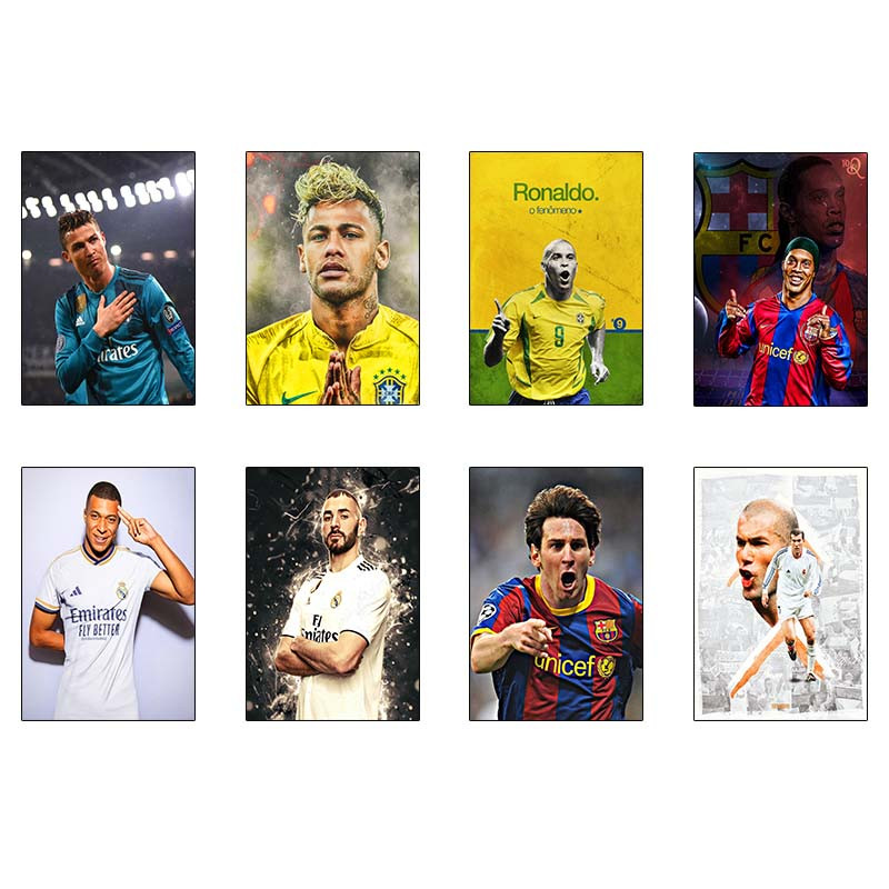 پوستر کارنیکا طرح طرفداران فوتبال Football Fan کد 17932 مجموعه 8 عددی